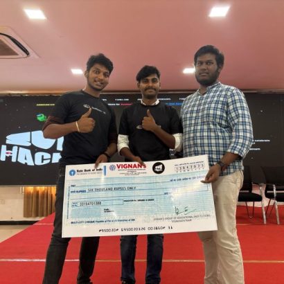 SRM-ites Shine at National Hackathon and Startup Event